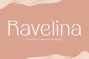 Related font Ravelina