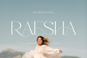 Related font Raesha