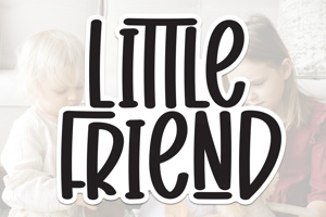 Related font Little Friend