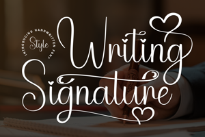 Related font Writing Signature