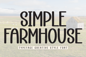 Related font Simple Farmhouse