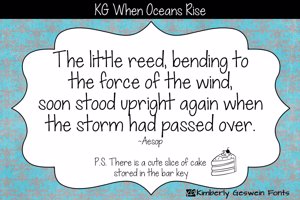 KG When Oceans Rise