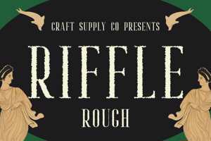 Related font Riffle Rough