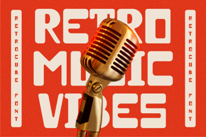 Related font Retrocube