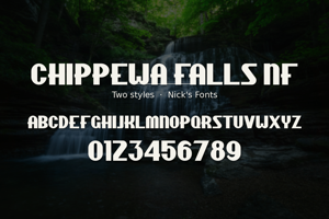 Related font Chippewa Falls NF