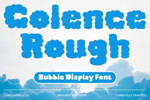 Related font Colence Rough