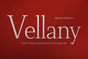 Related font Vellany