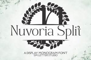 Nuvoria Split Monogram