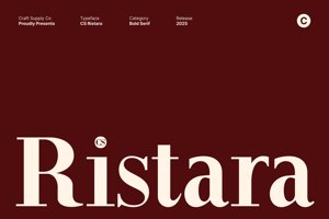 Related font CS Ristara