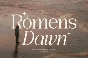 Related font ROMENS DAWN REGULAR