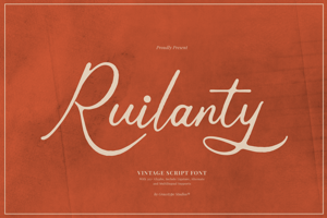 Related font Ruilanty