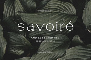 Related font Savoire