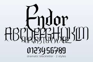 Related font Endor