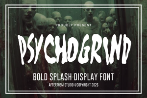 Related font Psychogrind