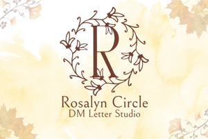 Related font Rosalyn Circle Monogram
