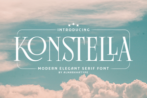 Related font Konstella