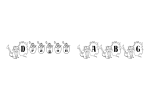 Related font BJF Dragons