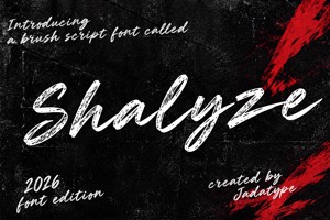 Related font Shalyze