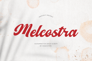 Related font Melcostra