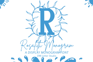 Related font Rosalith Monogram