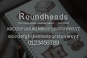 Related font Roundheads