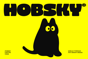 Related font Hobsky - Bold Font