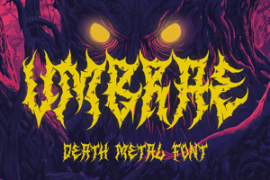 Umbrae Metal Font