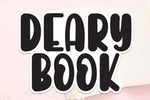 Related font Deary Book