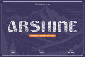 Related font Arshine Rounded Stamp