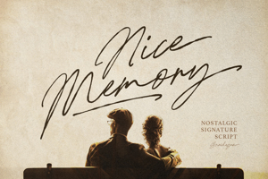Related font Nice Memory