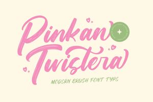 Related font Pinkan Twistera