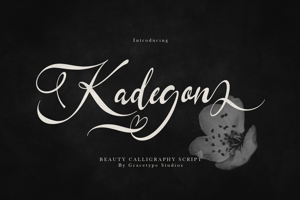 Related font Kadegon