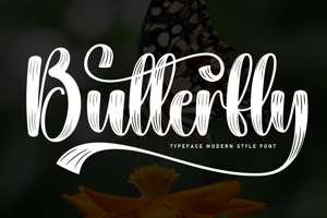 Related font Butterfly