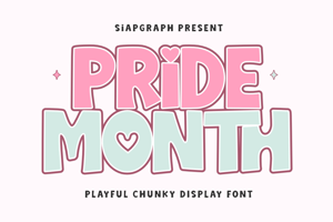 Related font Pride Month
