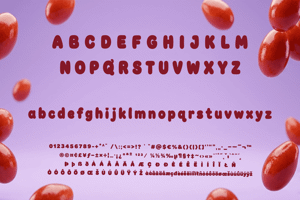 Related font Gojiberry Quibble