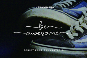 Be Awesome Italic
