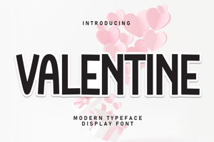 Related font Valentine