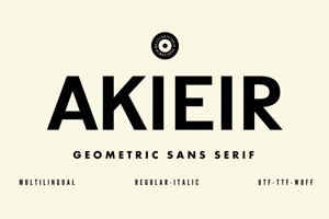 Related font AKIEIR