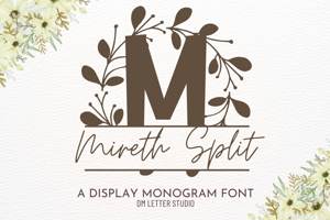 Mireth Split Monogram