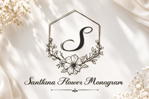 Related font Santhina Flower Monogram