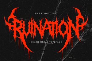 Related font Ruination