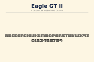Related font Eagle GT II