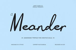 Related font CS Meander