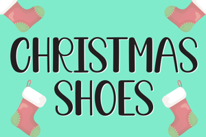 Related font Christmas Shoes