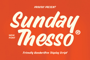 Related font Sunday Thesso
