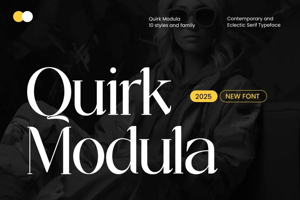 Related font Quirk Modula Fancy Serif Modern