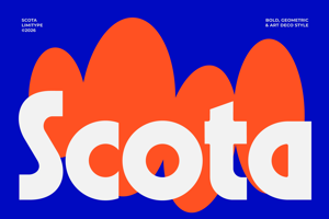 Related font Scota - Bold Geometric Font
