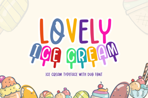 Lovely Ice Cream Decorative