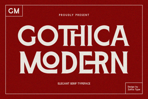 Related font Gothica Modern Gm