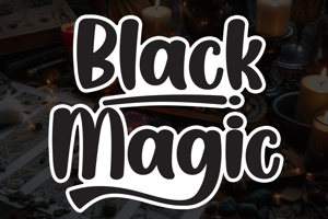 Related font Black Magic